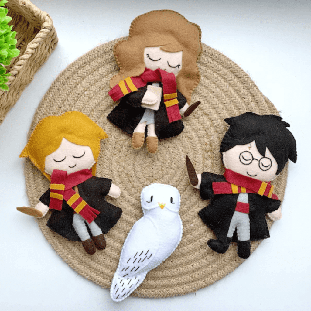 Molde feltro Harry Potter - Artesanato com feltro (1)